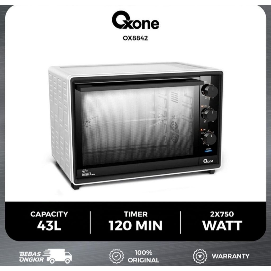 OXONE OX-8842 OVEN LISTRIK 42 LITER