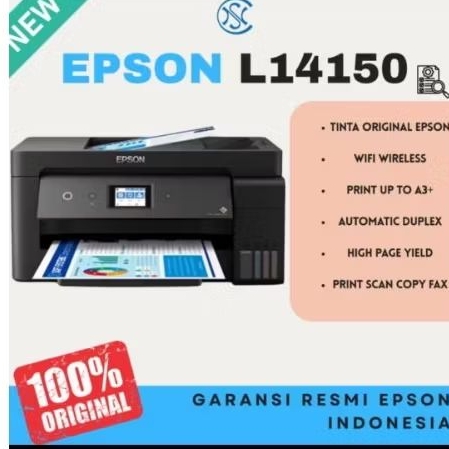 Printer A3 Epson l14150 print scan copy wifi adf