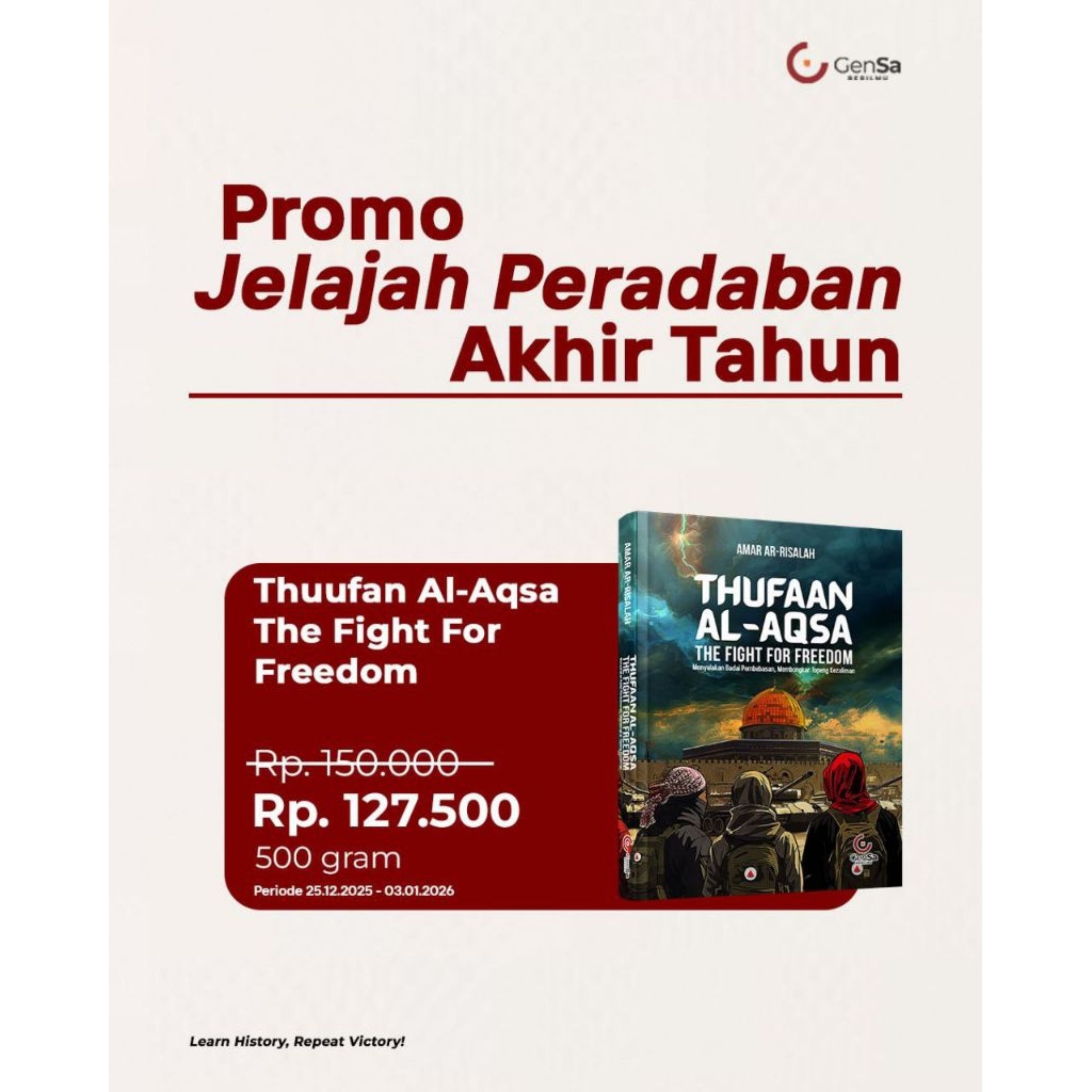 Thufaan Alaqsa incredible muslim infinity muslim heroes gensa