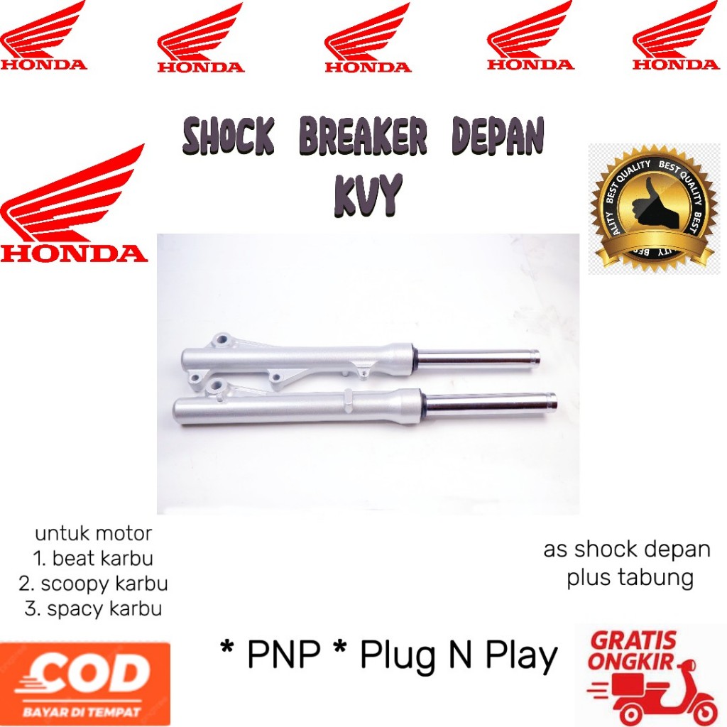 Shockbreaker depan beat karbu shockbreaker depan+tabung beat karbu sok tabung motor beat Karbu KVY M