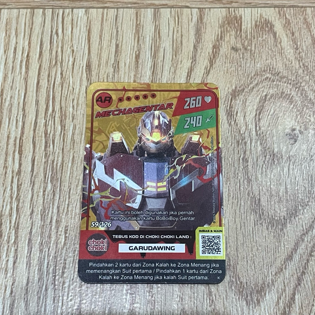 monsta galaxy card boboiboy mecha gentar