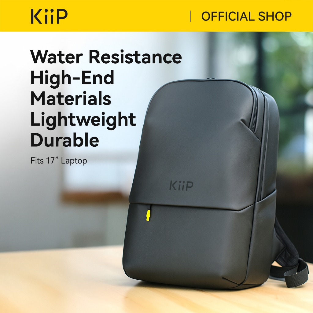 KiiP B7 Tas Laptop Ransel Pria Wanita Anti Air Waterproof Premium Backpack Fits 17 inch