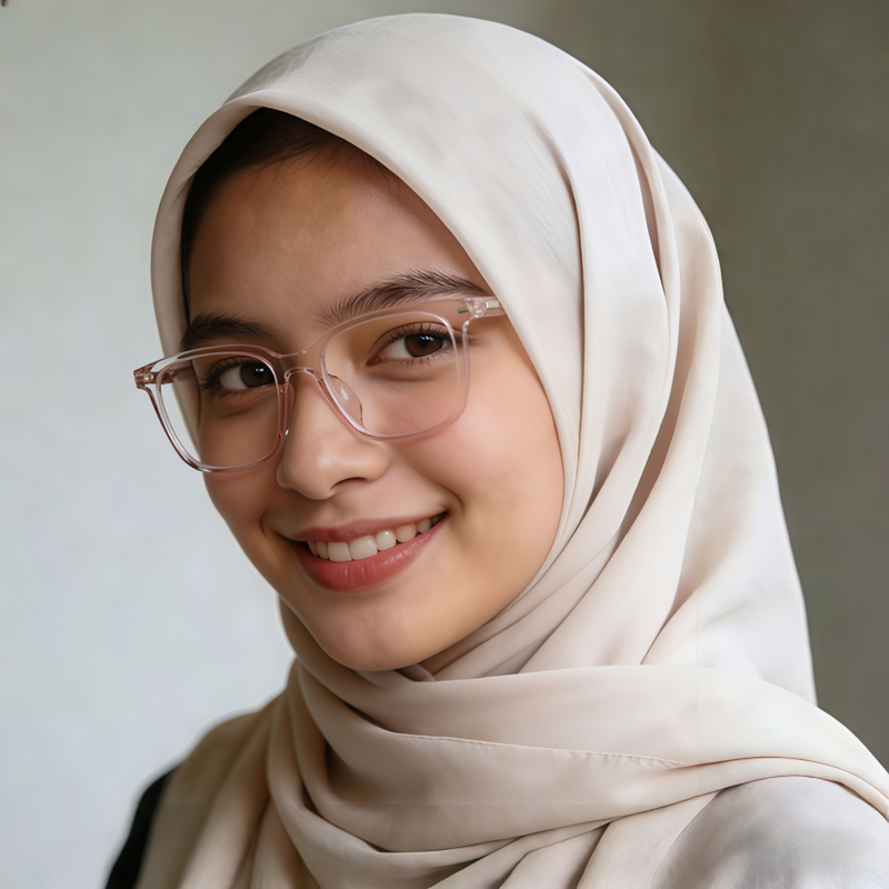 VisioBatik kacamata minus 2 in 1 Bluecromic Round kacamata wanita minus Photocromic Anti Radiasi Blu