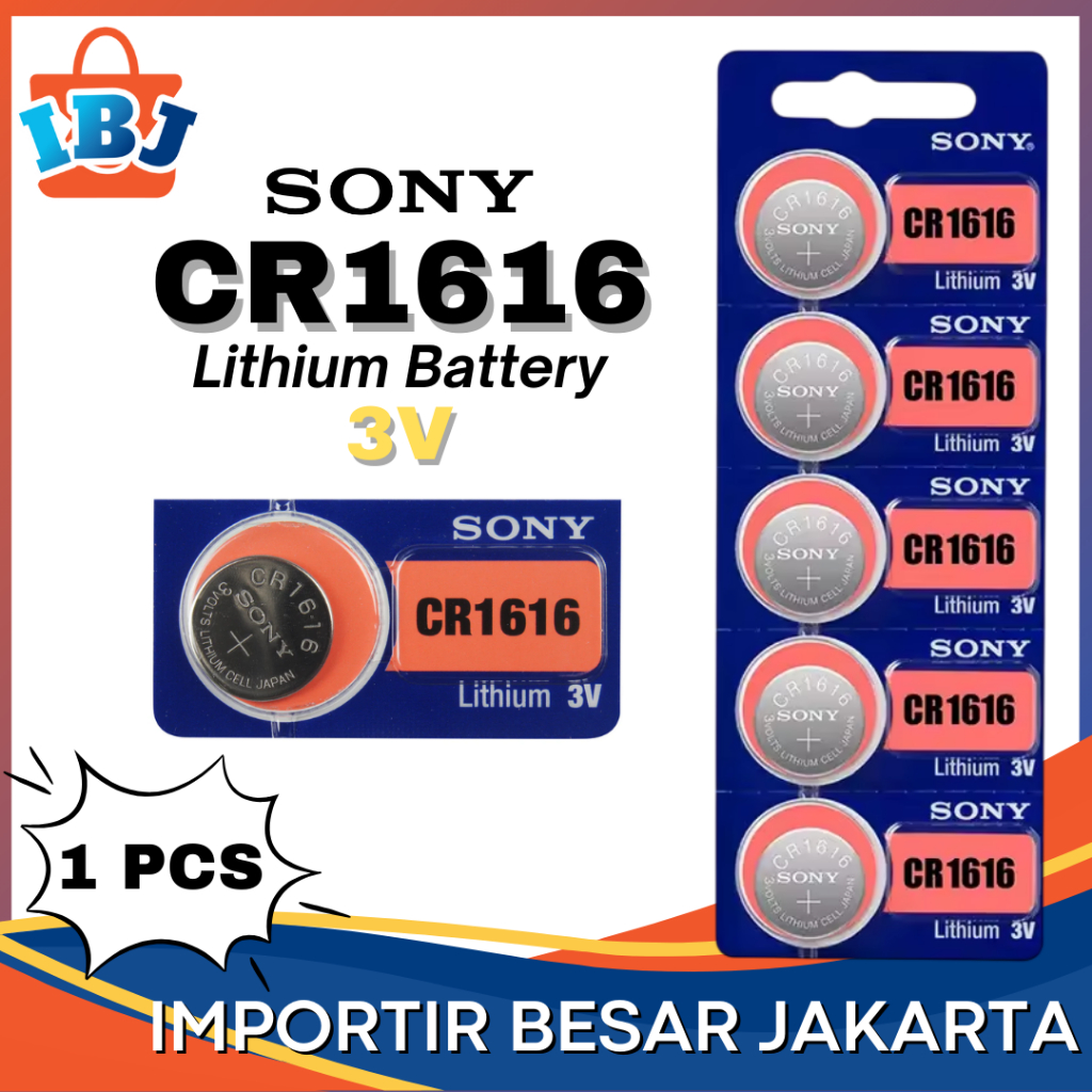 PALING MURAH Baterai  Remot Remote Mobil PAJERO 1616 CR1616 Original Sony Baterai Remot Remote Mobil