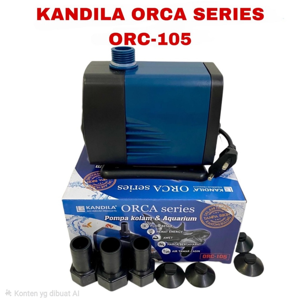 Pompa Aquairum KANDILA ORCA 105 Water Pump Kolam Koi 3000 LH