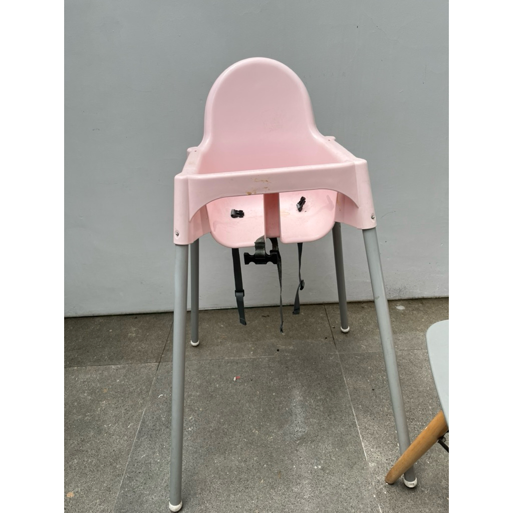 preloved kursi makan anak merek ikea dengan meja