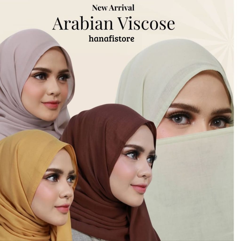 HIJAB PASMINA VISCOSE ARABIAN BUCKLE SCARVES
