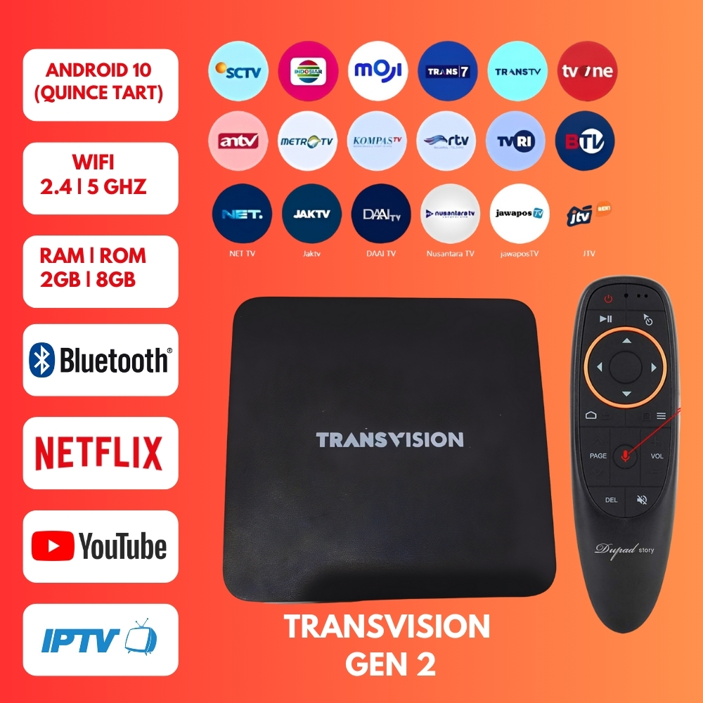 STB ANDROID BOX TRANSVISION GEN 2 ANDROID 10 ROOT FULLSET