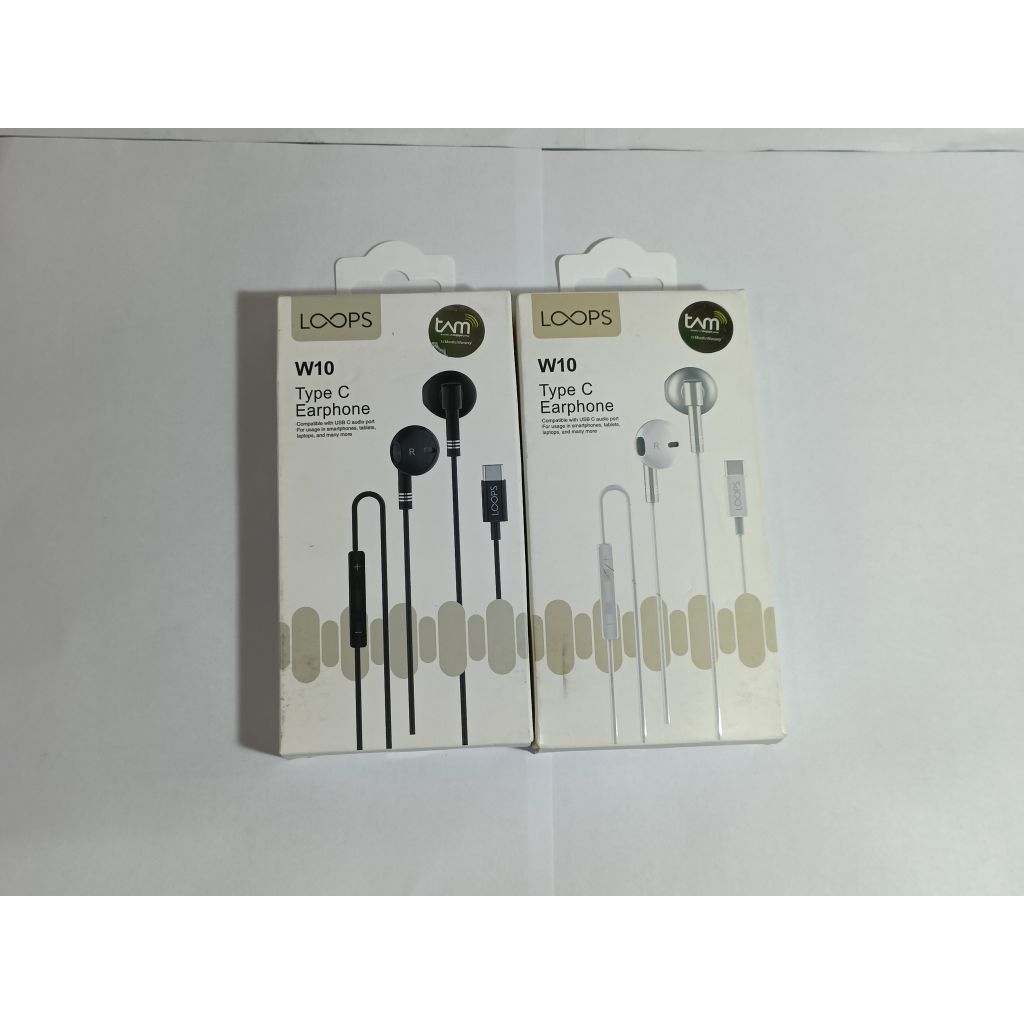 LOOPS W10 IN EAR EARPHONE