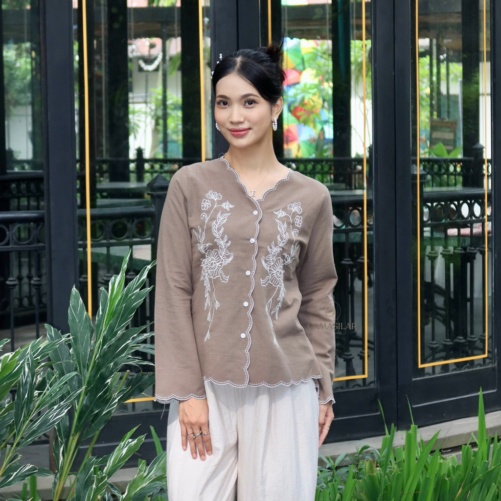 CAMASILAR-LUNÉ BLOUSE-BLOUSE WANITA-ATASAN BLOUSE BORDIR-BLOUSE WANITA KATUN BORDIR