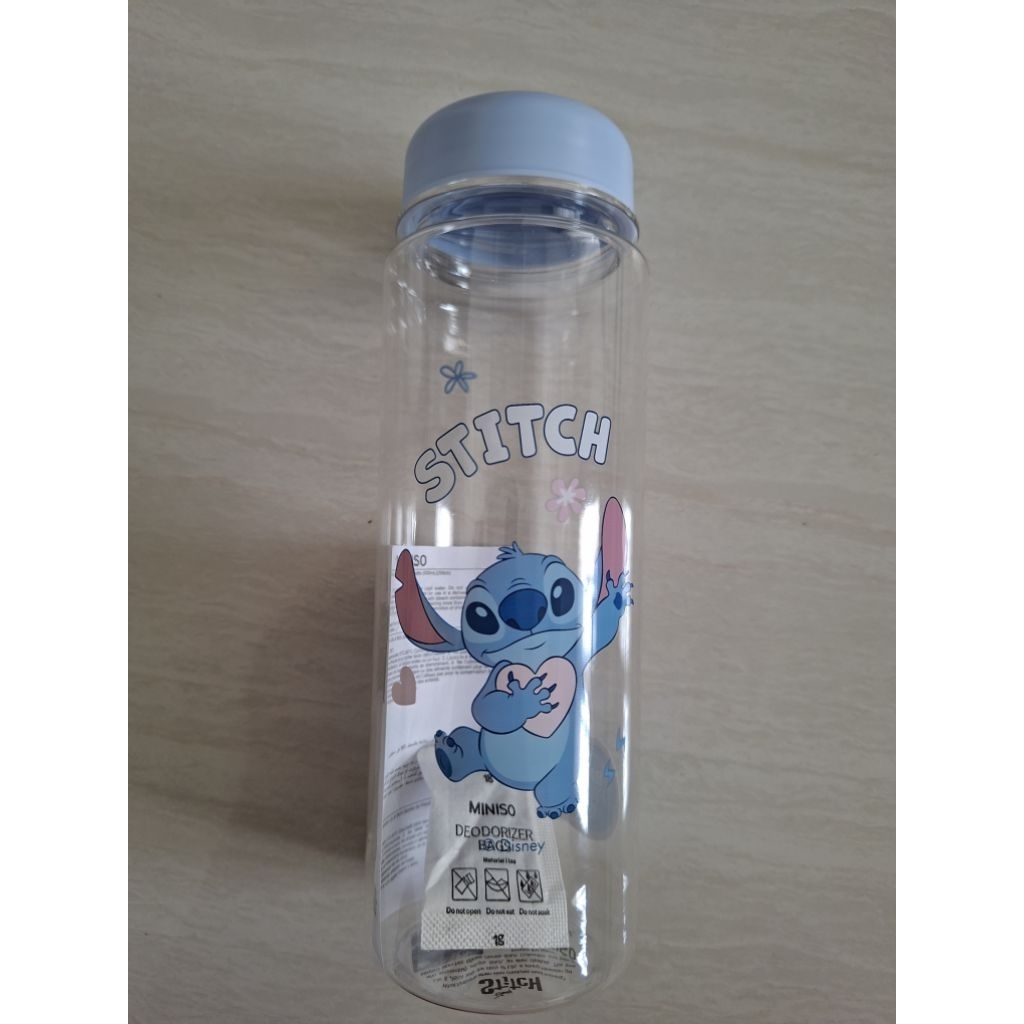 Botol minum Miniso 500ml botol plastik we bare bears