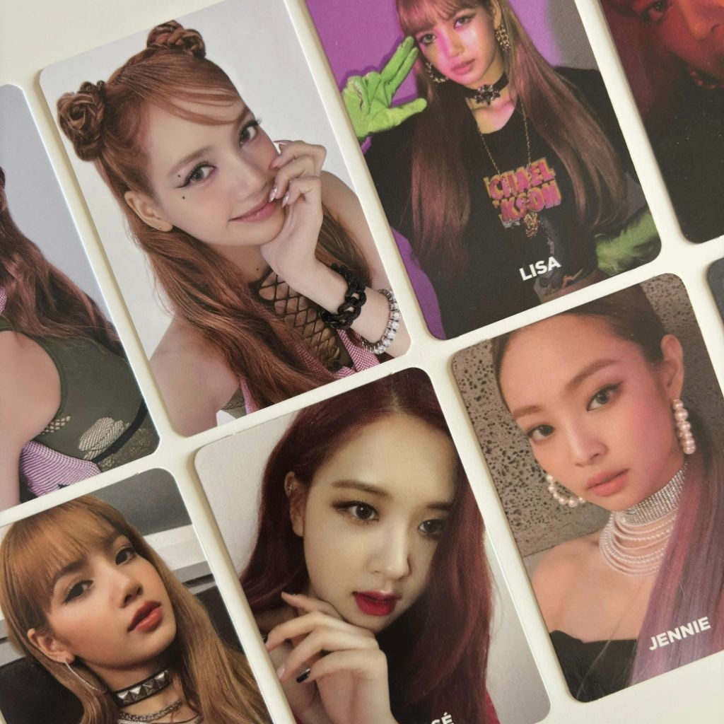 photocard blackpink official PC blackpink - jennie rosé lisa jisoo
