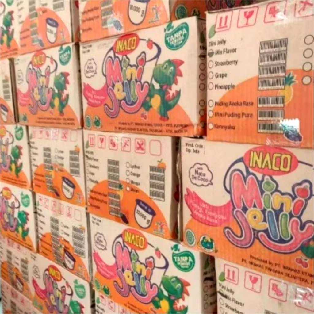 Inaco mini jelly 1 dus-Rasa manis buah segar