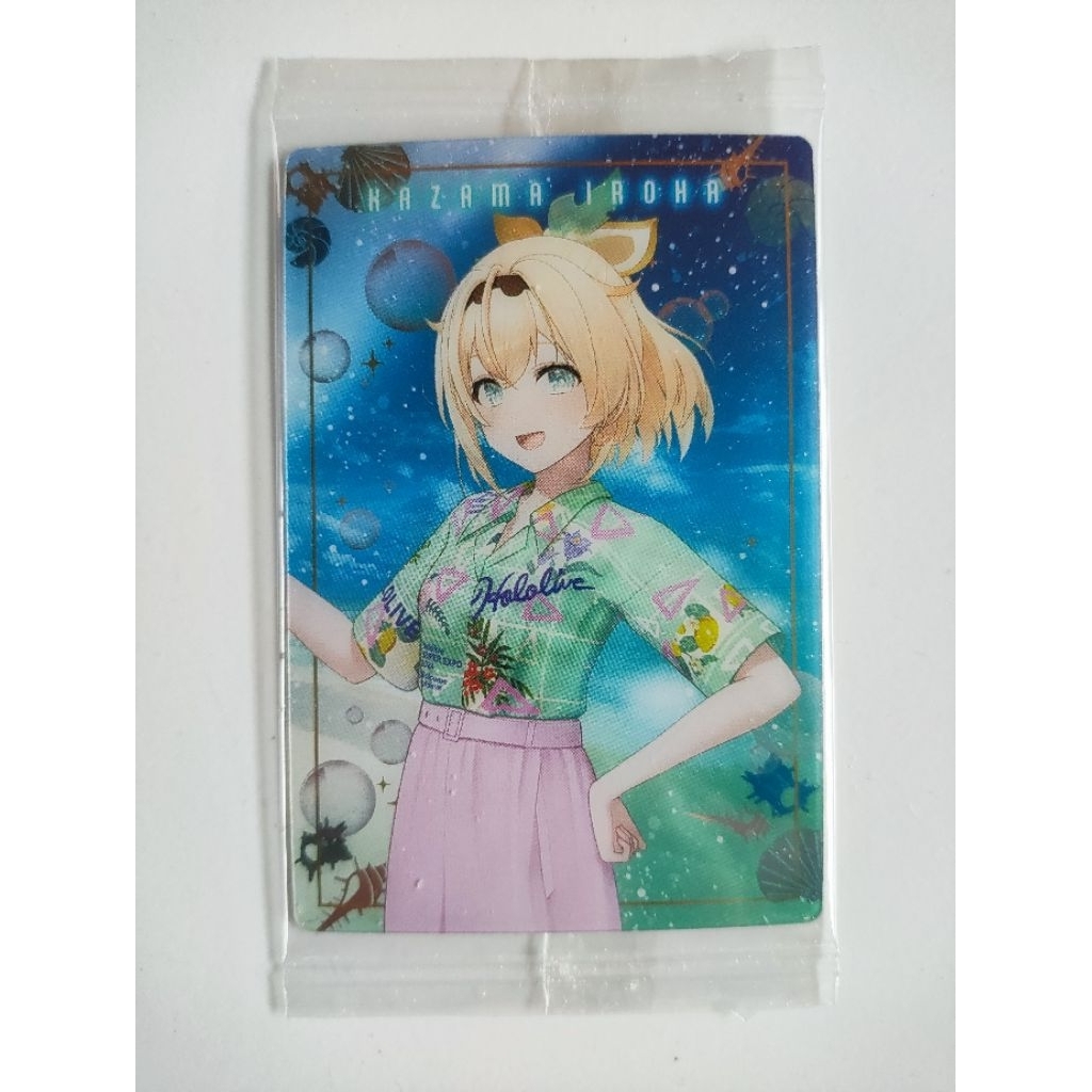Hololive wafercard Official Kazama Iroha