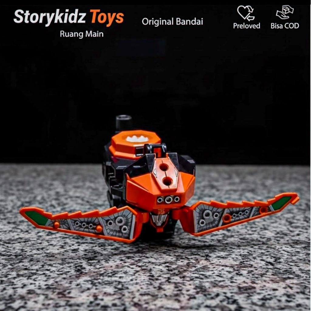 [ORIGINAL] Bandai Zord Power Rangers Samurai Saru Ape Origami - Megazord Part Rare 20cm