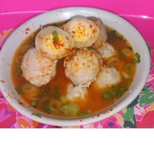 harga tertera untuk 10 pcs bakso ayam sedang isi telur puyuh