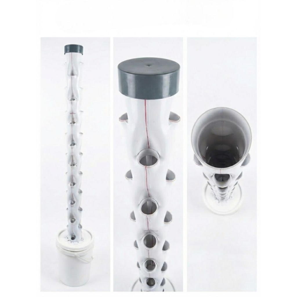 Pipa Vertikal Hidroponik 18 Lubang