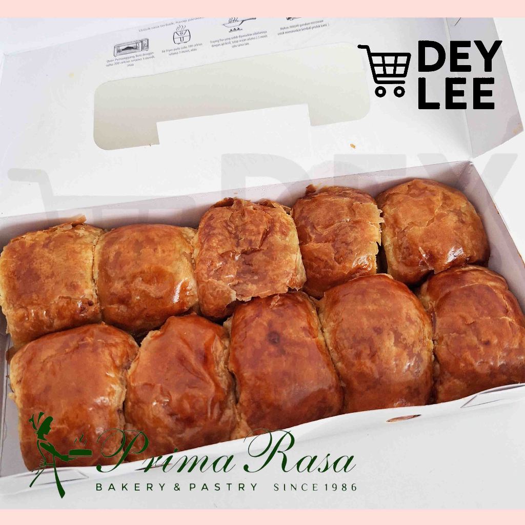 PRIMARASA Pisang Bolen KEJU per 1 box isi 10 pcs Fresh Oleh-Oleh Bandung