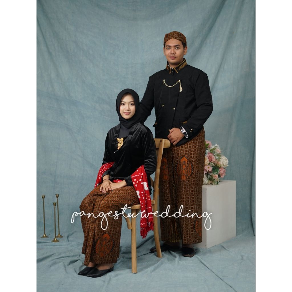 [SC18] Set Pakaian Prewedding/Couple Adat Jawa