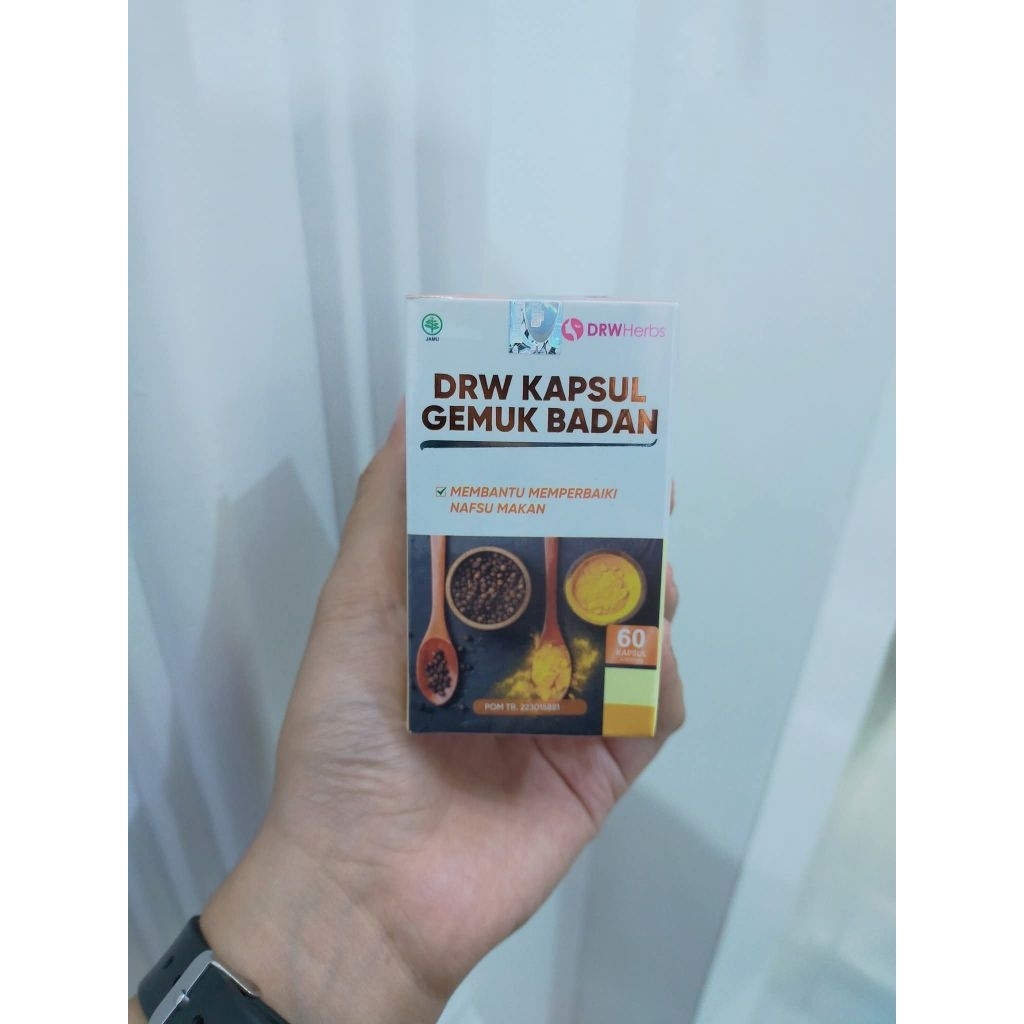 KAPSUL GEMUK DRW SKINCARE / BODYMAS DRW / PENGGEMUK BADAN DRW SKINCARE ORIGINAL BPOM