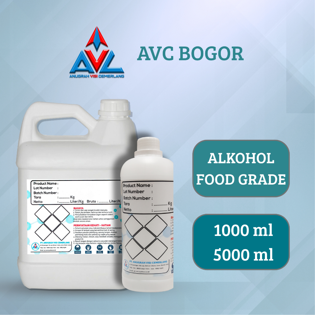 ALKOHOL 96% - (FOOD GRADE) - 1000 ML
