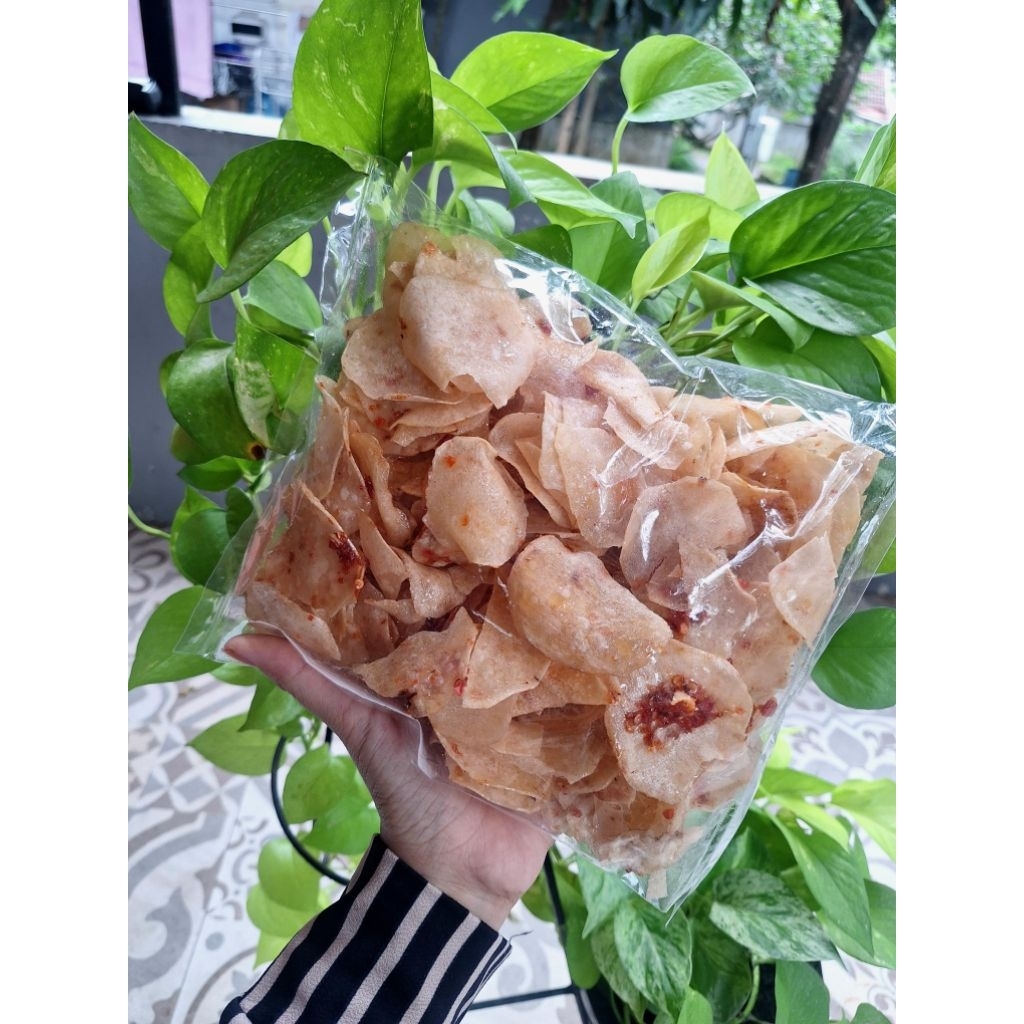 KRIPIK TALAS PEDAS MANIS