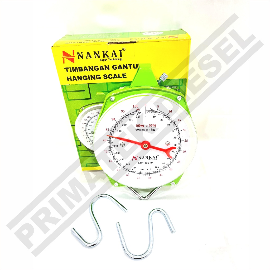 (Timbangan Gantung NANKAI) Timbangan Gantung 25Kg 50Kg 100Kg NANKAI / Timbangan Barang Gantung Analo