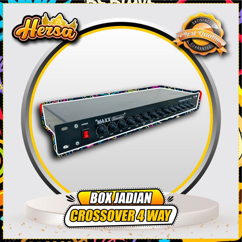 [BOX JADIAN] Power Amplifier RAKITAN Crossover 3/4 Way + Sub ups