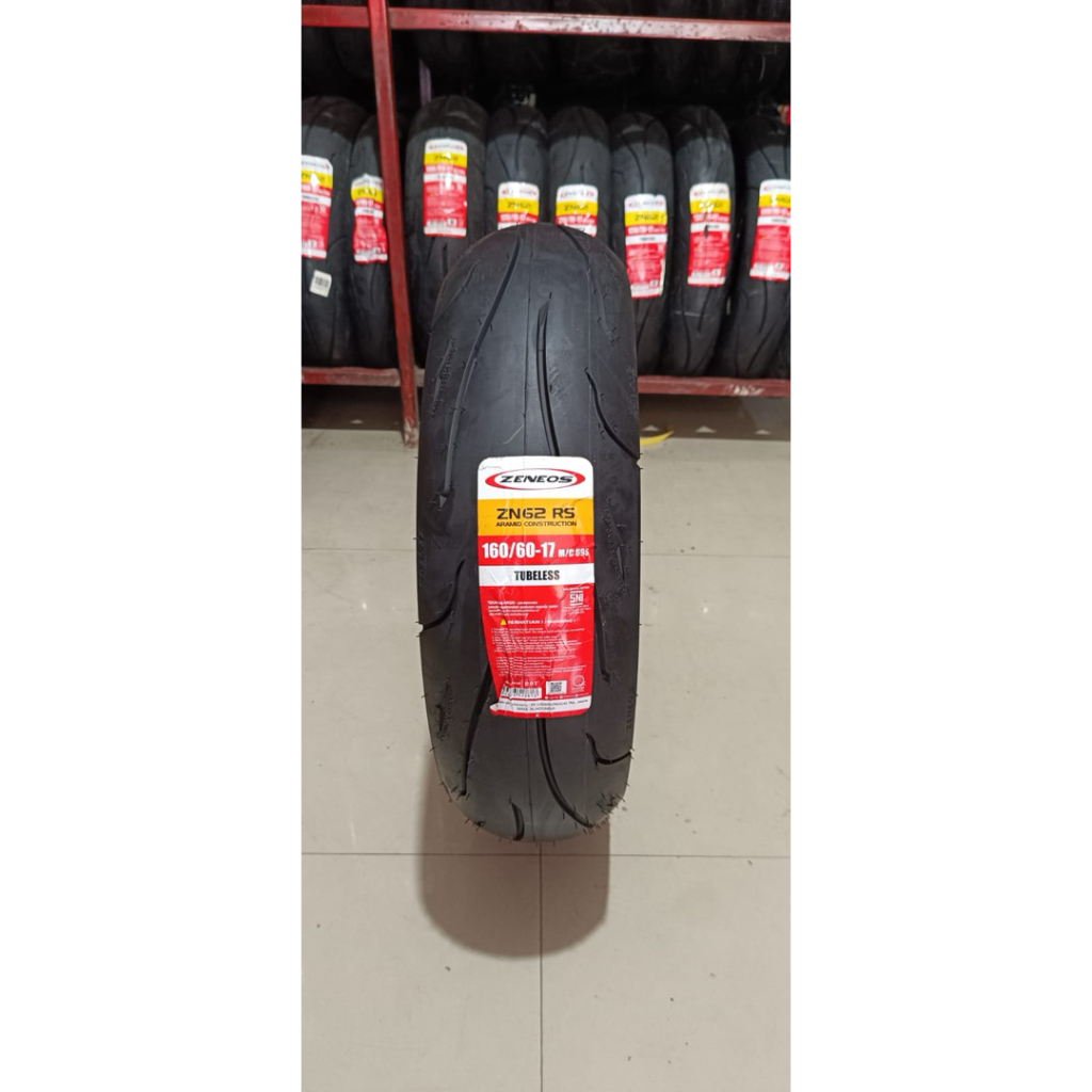 BAN LUAR ZENEOS 160/60-17 TUBELESS. VIXION,CBR