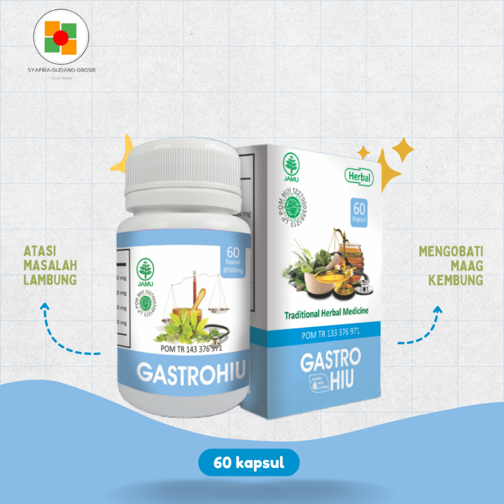 GASTRO HIU Kapsul Pencernaan Herbal