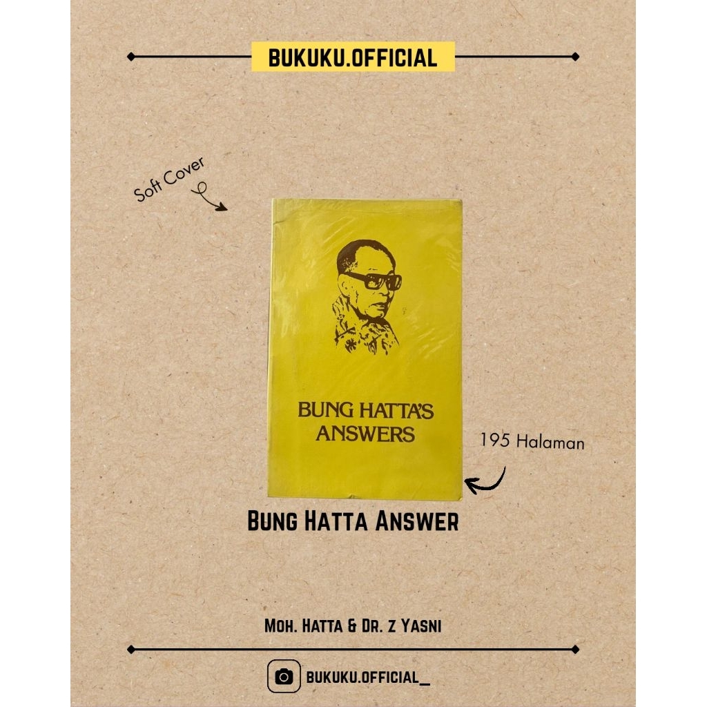 Kumpulan Buku-Buku Bung Hatta/Ekonomi Berentjana/Fasal Ekonomi 1&2/Bung Hatta Answer(Indonesia-Inggr