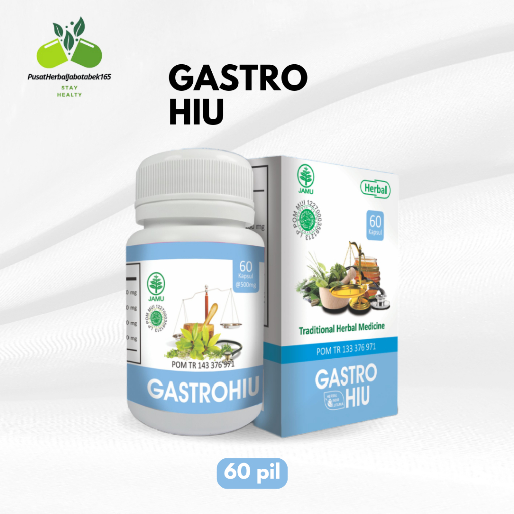 GASTRO HIU Kapsul Pencernaan untuk Maag