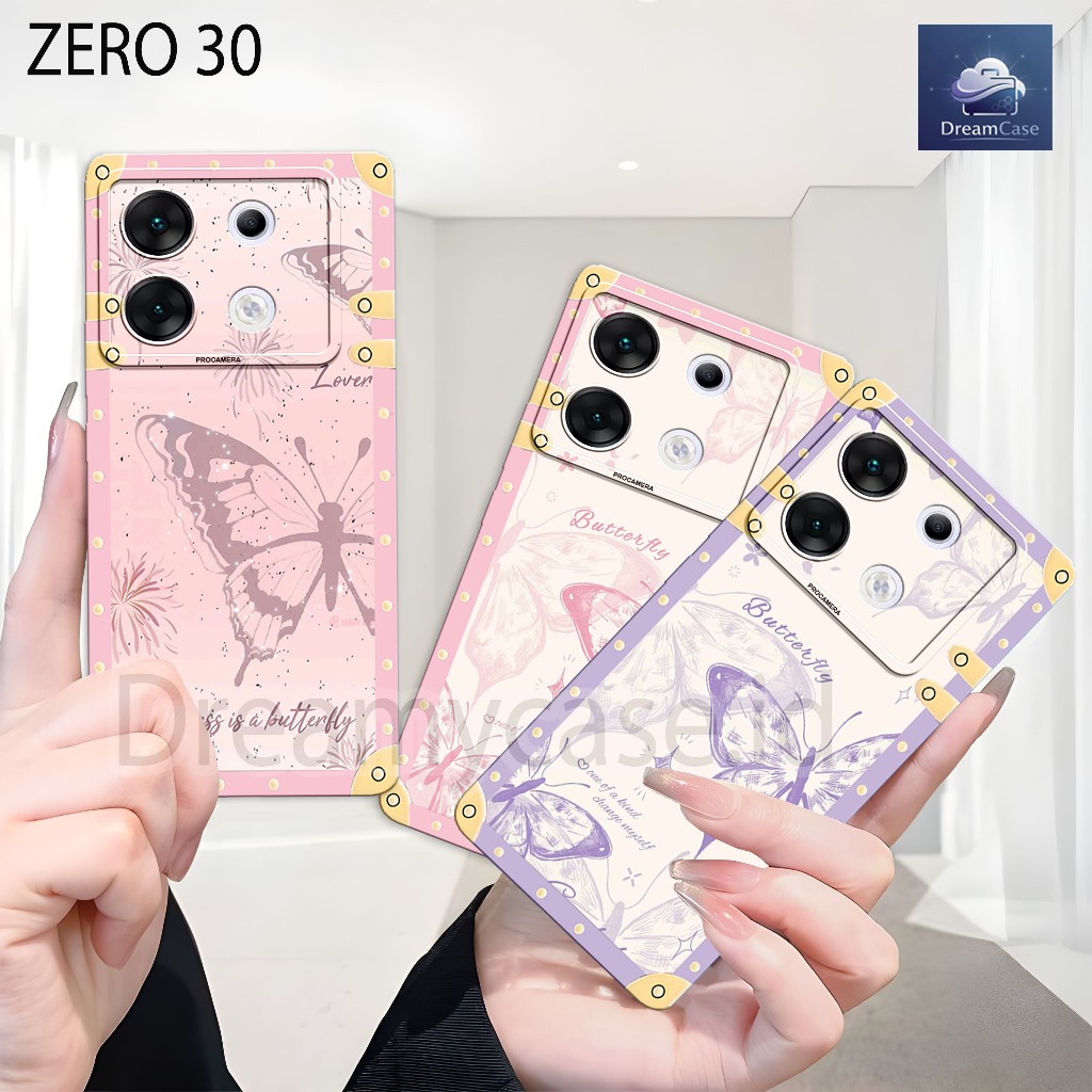 Soft Case Infinix Zero 30 5G Zero 30 4G - Casing Handphone Silikon TPU Pro Camera Fashion Untuk Infi