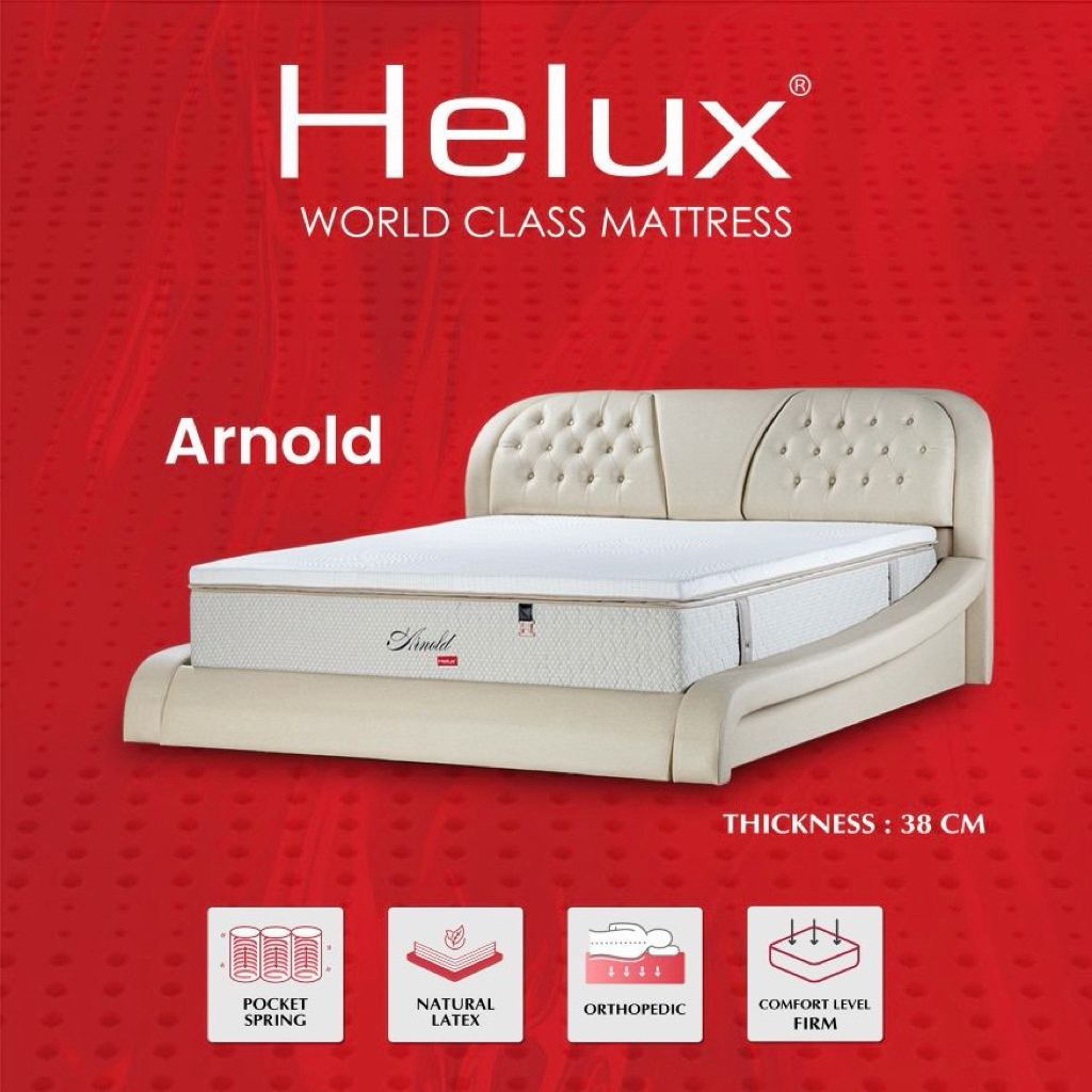 Spring Bed Helux Arnold | Kasur Helux Original Nyaman & Tahan Lama – Matras Pegas Premium