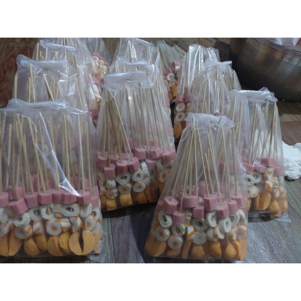 Sate Suki Seafood Isi 30 tusuk + Bumbu Bakar