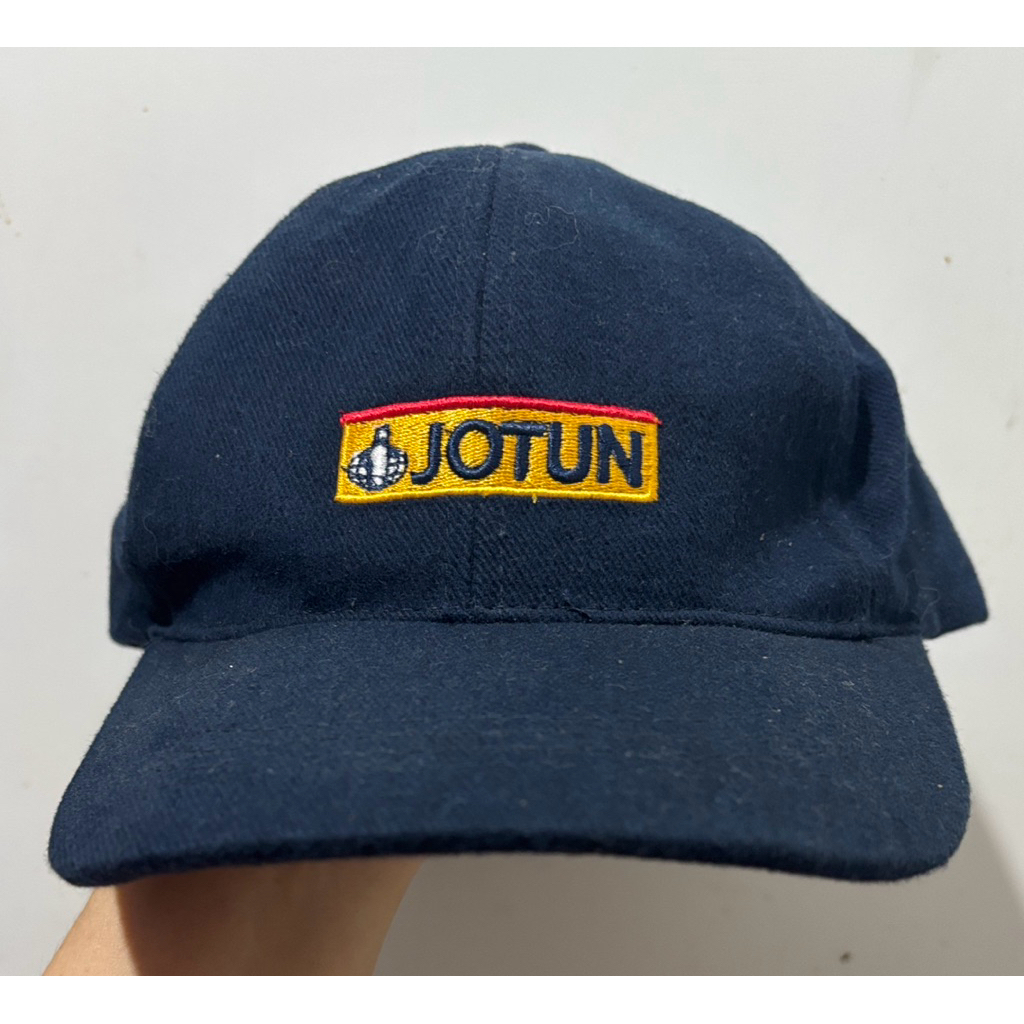 TOPI BASEBALL UNISEX JOTUN BAHAN DRILL TEBAL WARNA NAVY