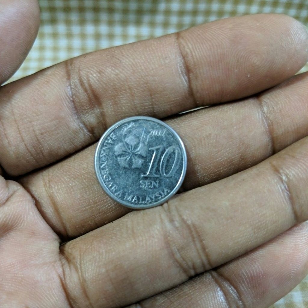koin koleksi 10 sen Malaysia