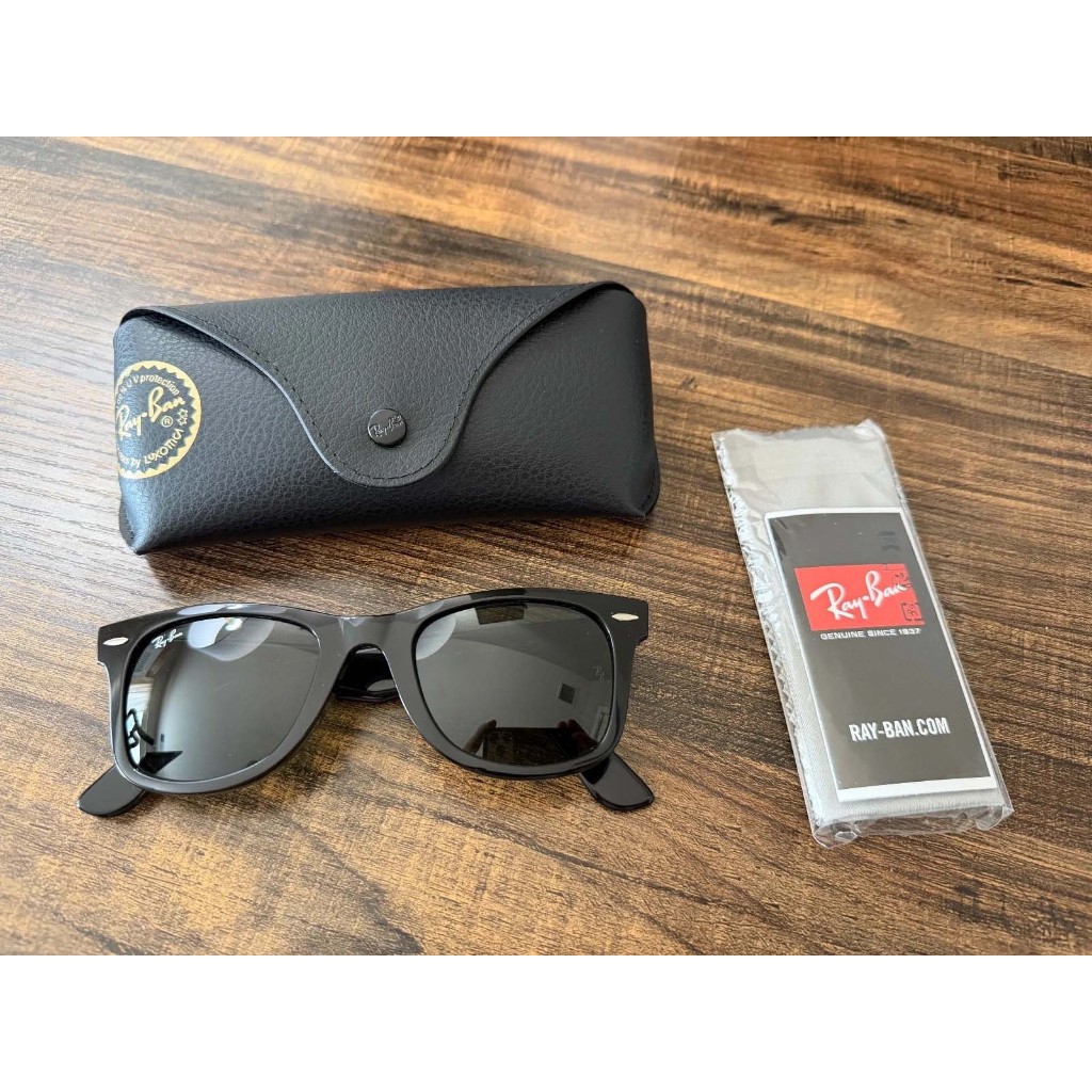 Kacamata Rayban Wayfarer RB2140 54 Black Original