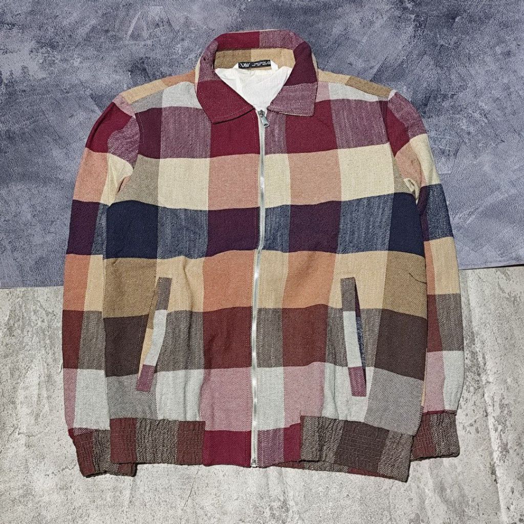 Jaket bomber zara Burgundy