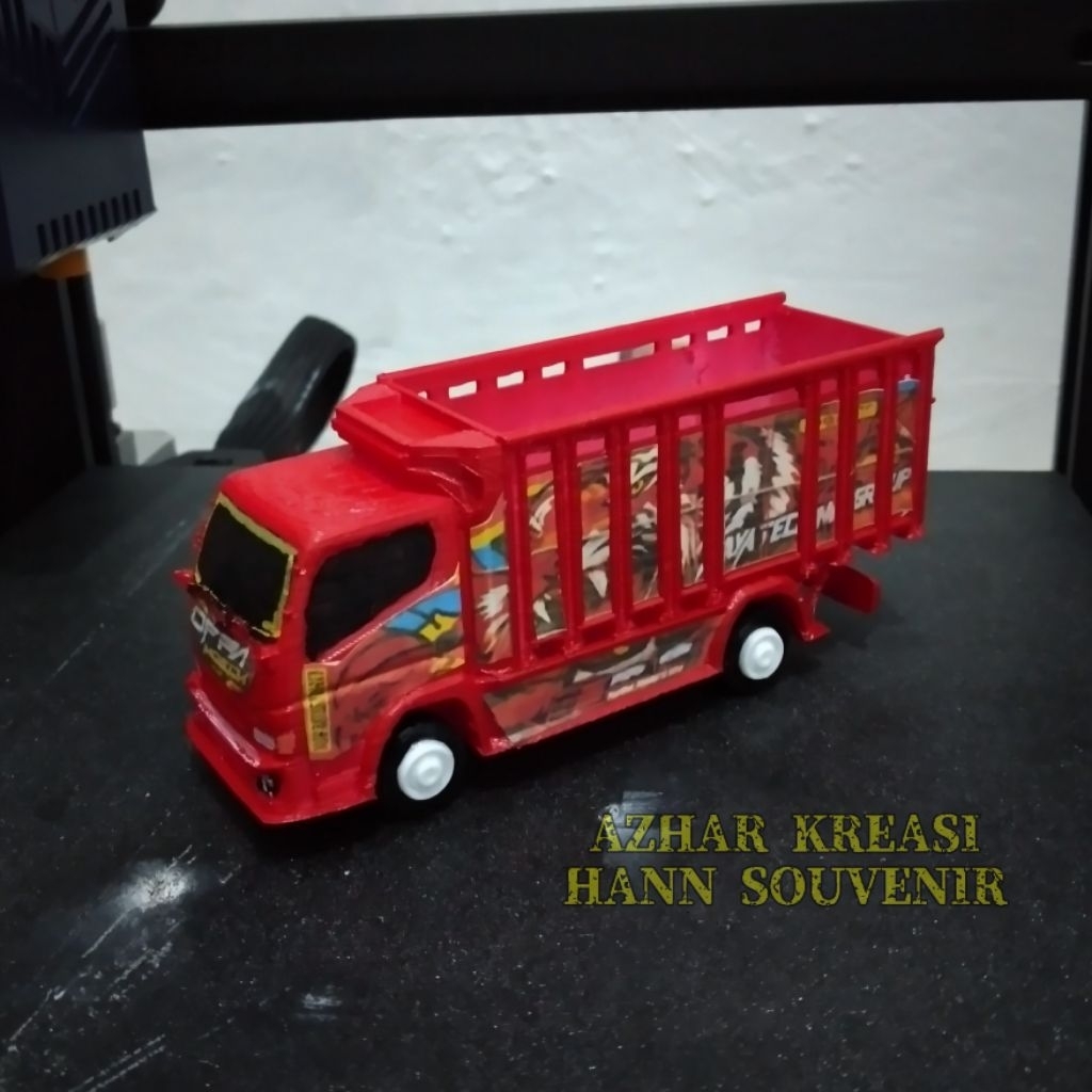 miniatur truk canter livery oppa moeda cetak 3d printing bisa request model lain