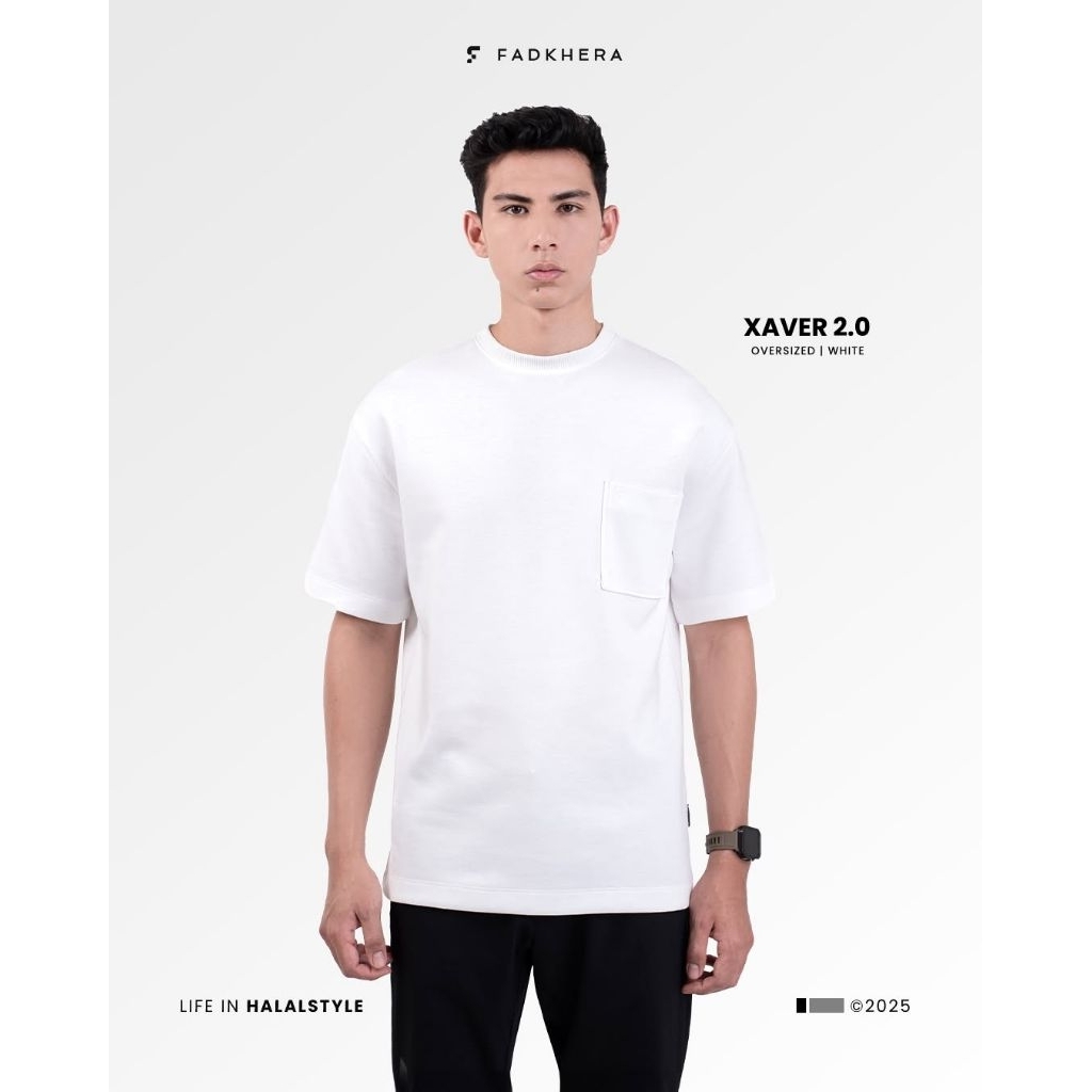 Fadkhera - Kaos Oversize Fadkhera White