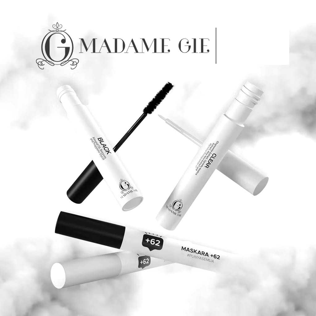 HappyAndPretty Madame Gie Mascara ANGELIC LASH - +62 - Make Up Maskara Tahan Air Black & Clear