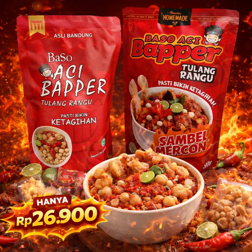 BOCI BAPPER TULANG RANGGU I BASO ACI BAPPER I HAPPY FROZEN FOODS PALEMBANG