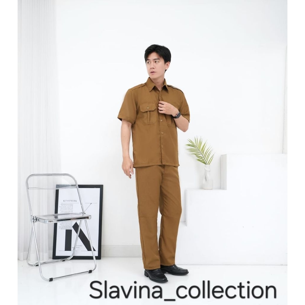 Seragam Dinas ASN Pemda Seragam Khaki Seragam Pns Pria