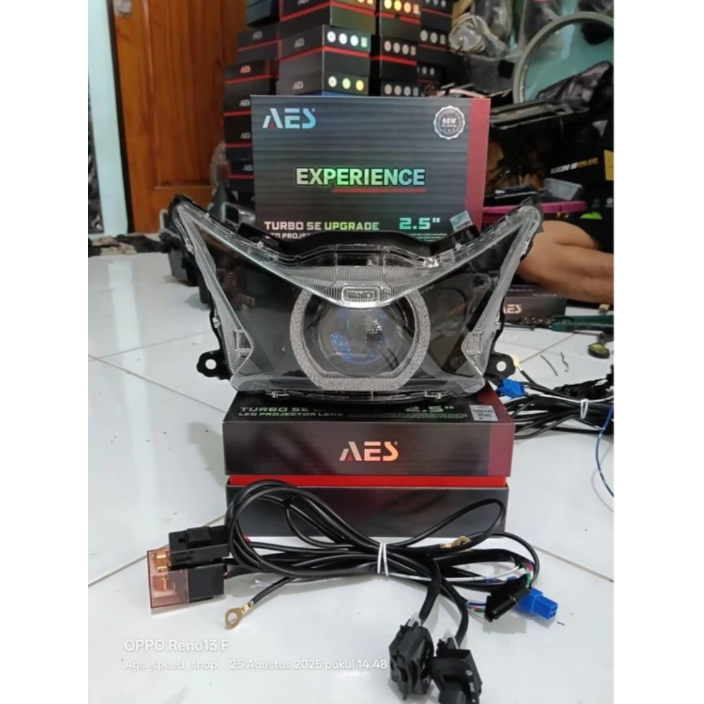 Paket Biled Beat Deluxe GEN 2 AES experience full set tinggal pasang