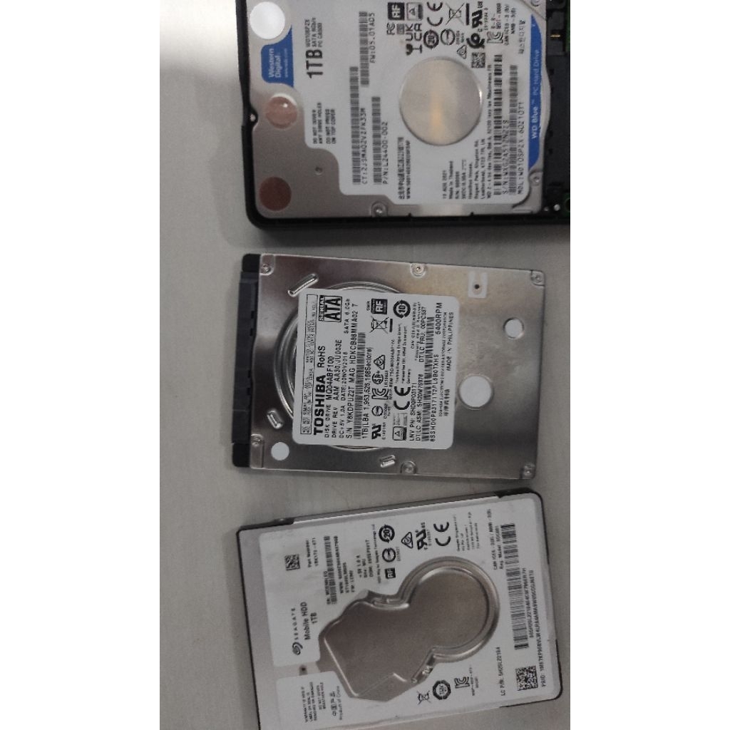 Hardisk Laptop second 2.5 Inch