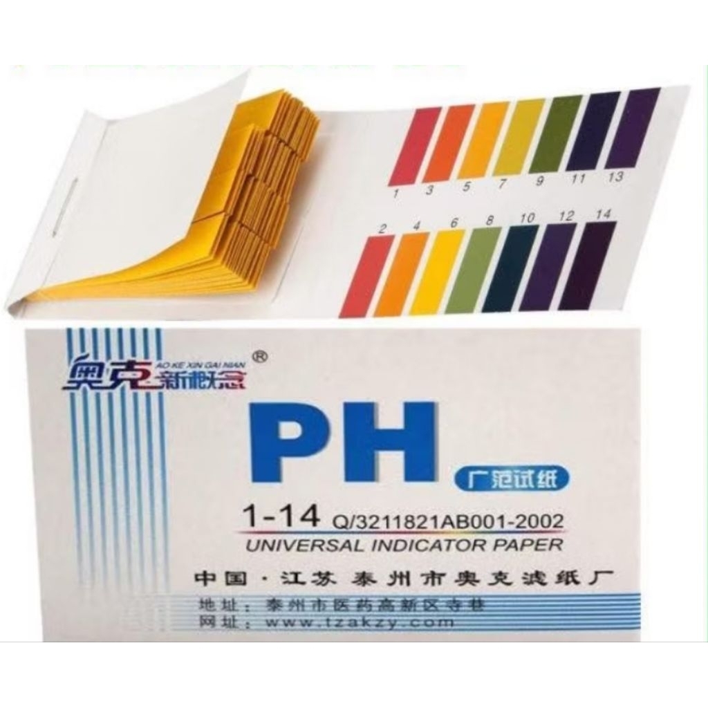 Kertas Lakmus pengukur PH paper indikator PH asam basa