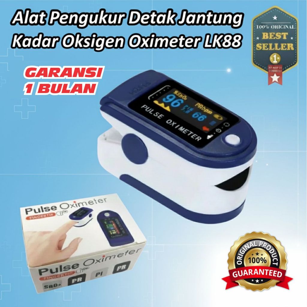 OXIMETER: Alat Ukur Oksigen Dalam Darah & Alat ukur Detak Jantung