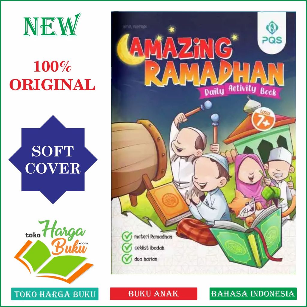 Foto Amazing Ramadhan Daily Activity Book Usia 7+ Buku Anak Puasa Romadon Ramadan Penerbit Pustaka Quran Sunnah PQS