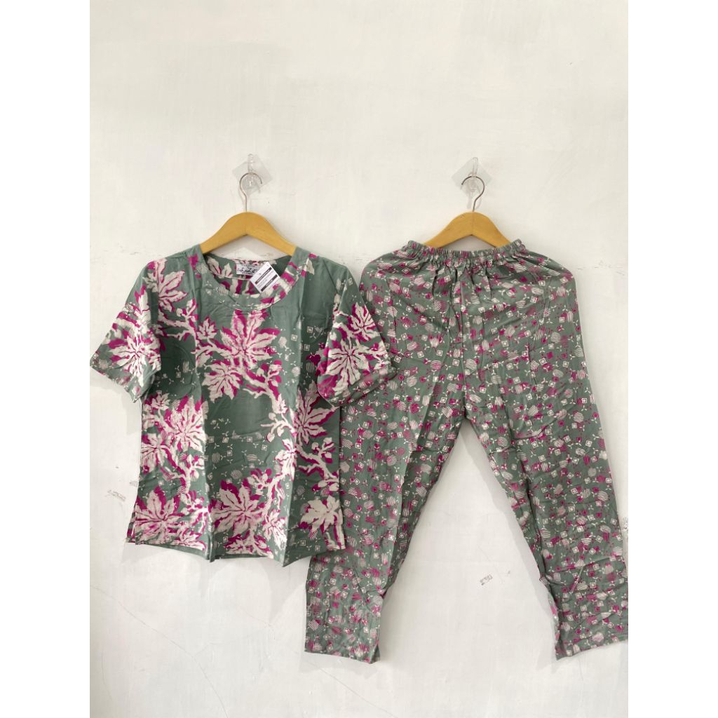 Batik Luza | Setelan Luza ABG Lengan Pendek